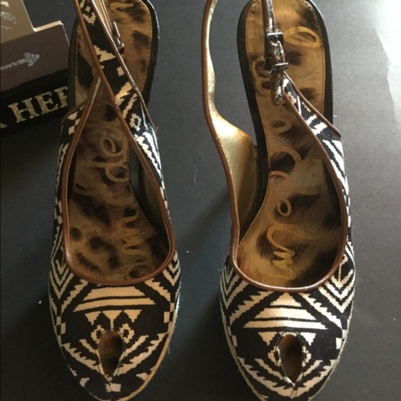 Sam Edelman Novato Slingback Heels 8 - Picture 2 of 8